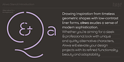 Akwa Stencil, a Sans Serif Font by HeadFirst (Thumbnail 6 of 36)
