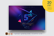 Anniversary Logo-Colorful Background, a Graphic by OtpirusGraphic (Thumbnail 1 of 4)