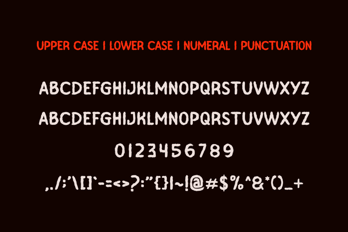 Break House - Horror Font, a Handwritten Font by Viswal Studio (Photo 5 of 6)