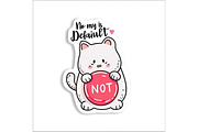 Prompt Funny Quotes Stickers, a Decorative Illustration by Creative design (Thumbnail 3 of 7)