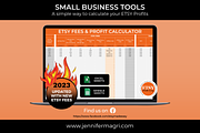Etsy Fees and Profit Calculator, a Templates & Theme by Jennifer Magri Templates (Thumbnail 1 of 7)