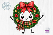 Cute Christmas Doodle Clipart, a Seasonal Illustration by CreationArt (Thumbnail 5 of 12)