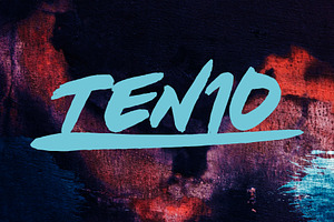 Ten10 - Urban Street Graffiti Font