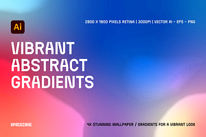 Vibrant Abstract Gradient Wallpapers
