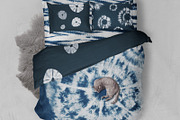 Shibori Watercolor Tie Dye Stamps, a Brush Add-On by OlgaRom (Thumbnail 10 of 10)