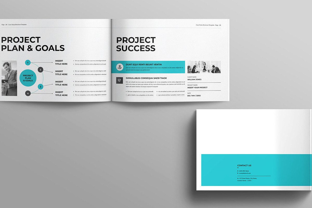 Case Study Brochure Template Landsca preview 5