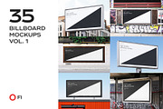 Billboard Mockup Template Bundle, a Print Template by FoundImages (Thumbnail 1 of 36)