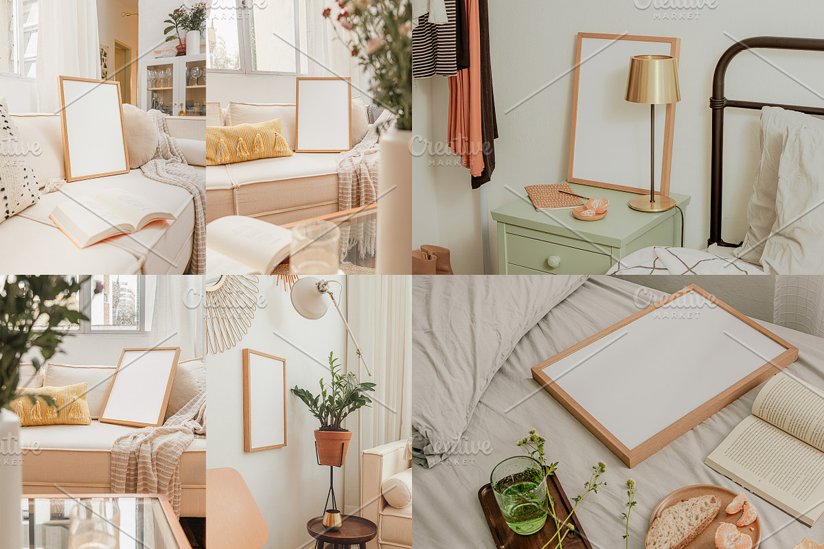 Imperfect Interior Frame Mockup Set, a Household Mockup by Salt Color Studio (Photo 22 of 28)