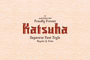 Katsuha - Japanese Font Style, a Font by madeDeduk (Thumbnail 1 of 10)