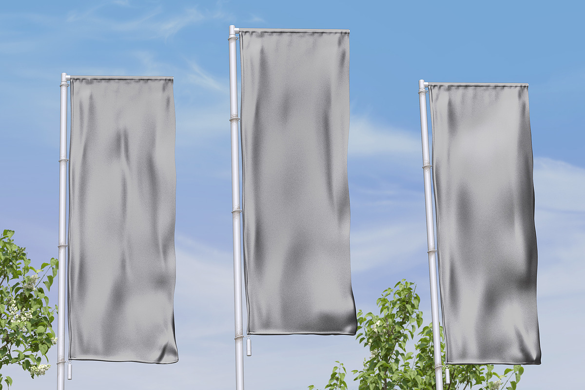 Standing Flag Mockup, a Product Mockup by Mockupfit (Photo 2 of 3)