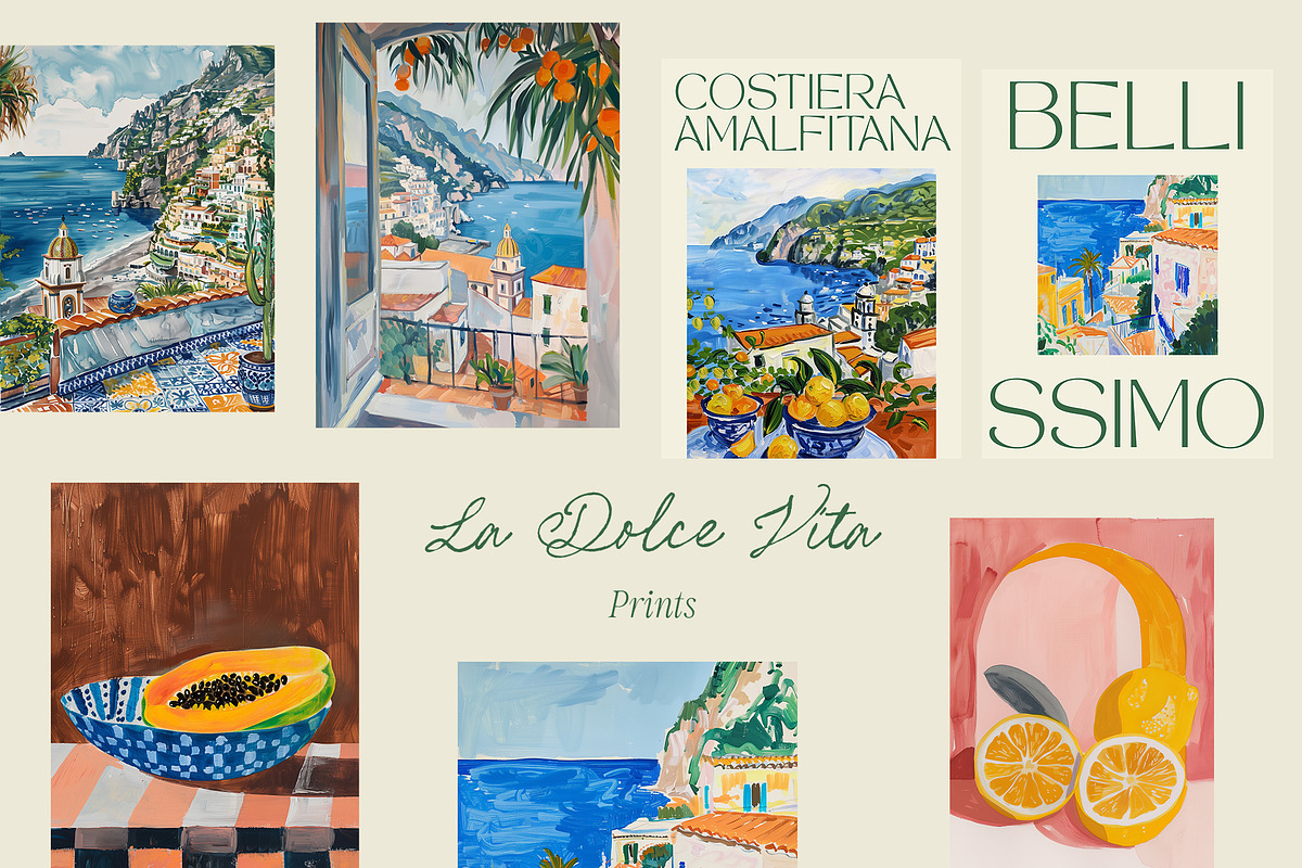 LA DOLCE VITA Doodles & Prints, an Object Graphic by Lana Elanor (Photo 11 of 15)