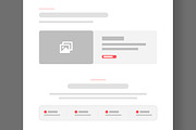 Banking and Finance Wireframe Layout, a Wireframe Template by MightyDesign (Thumbnail 5 of 9)