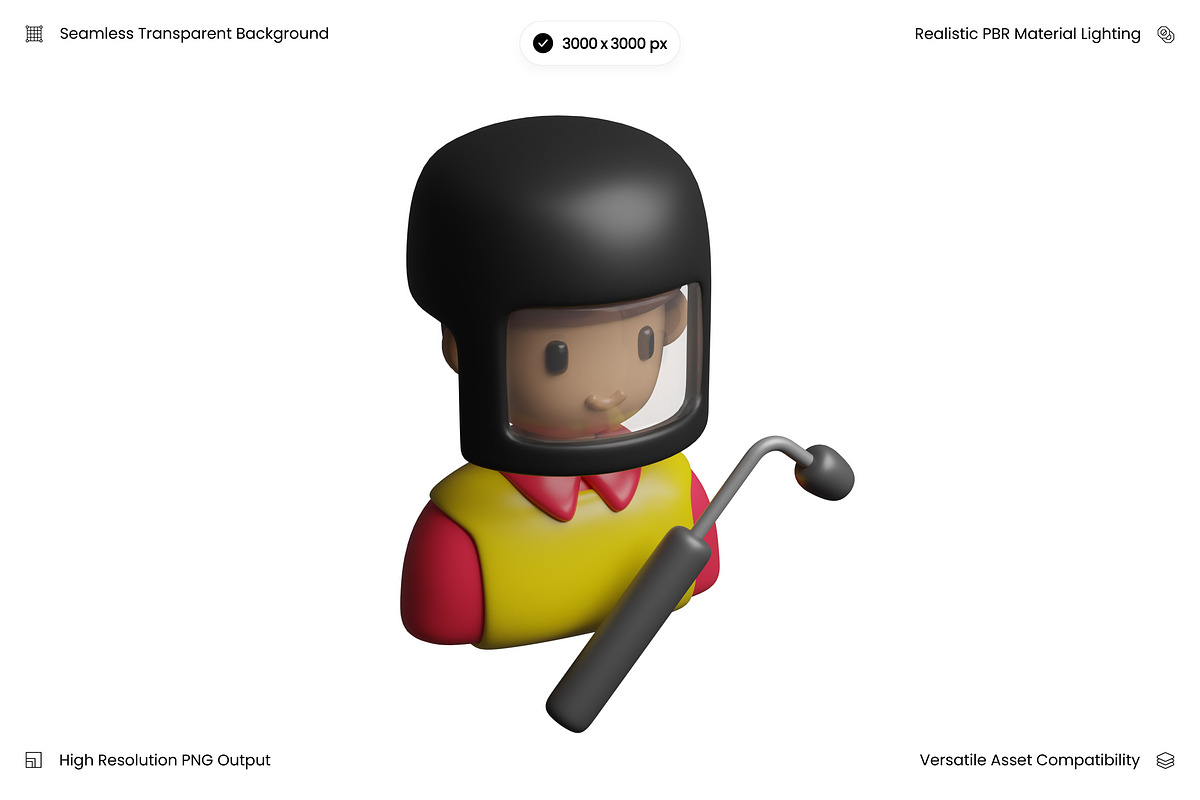Spacesuit Character with Tool 3D, an Object 3D Model by Wencory (Photo 2 of 3)