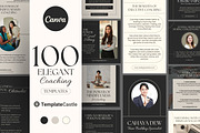 100 Elegant Coaching Templates Canva, a Templates & Theme by TemplateCastleStore (Thumbnail 1 of 10)