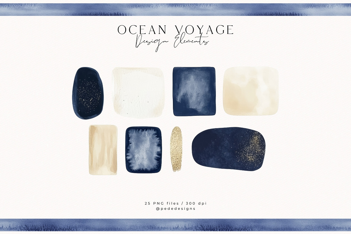 Ocean Voyage Collection, a Decorative Illustration by PeDe Designs (Photo 16 of 26)