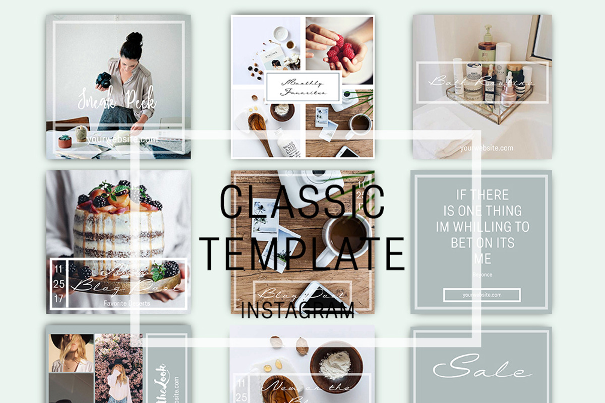 Instagram Template, a Social Media Template by Jo-Lou Design (Photo 1 of 3)