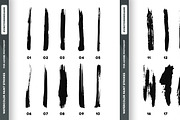 60 Watercolor Paint Strokes Brushes, a Brush Add-On by VectorMedia (Thumbnail 2 of 4)