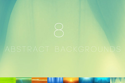 8 Different Abstract Backgrounds