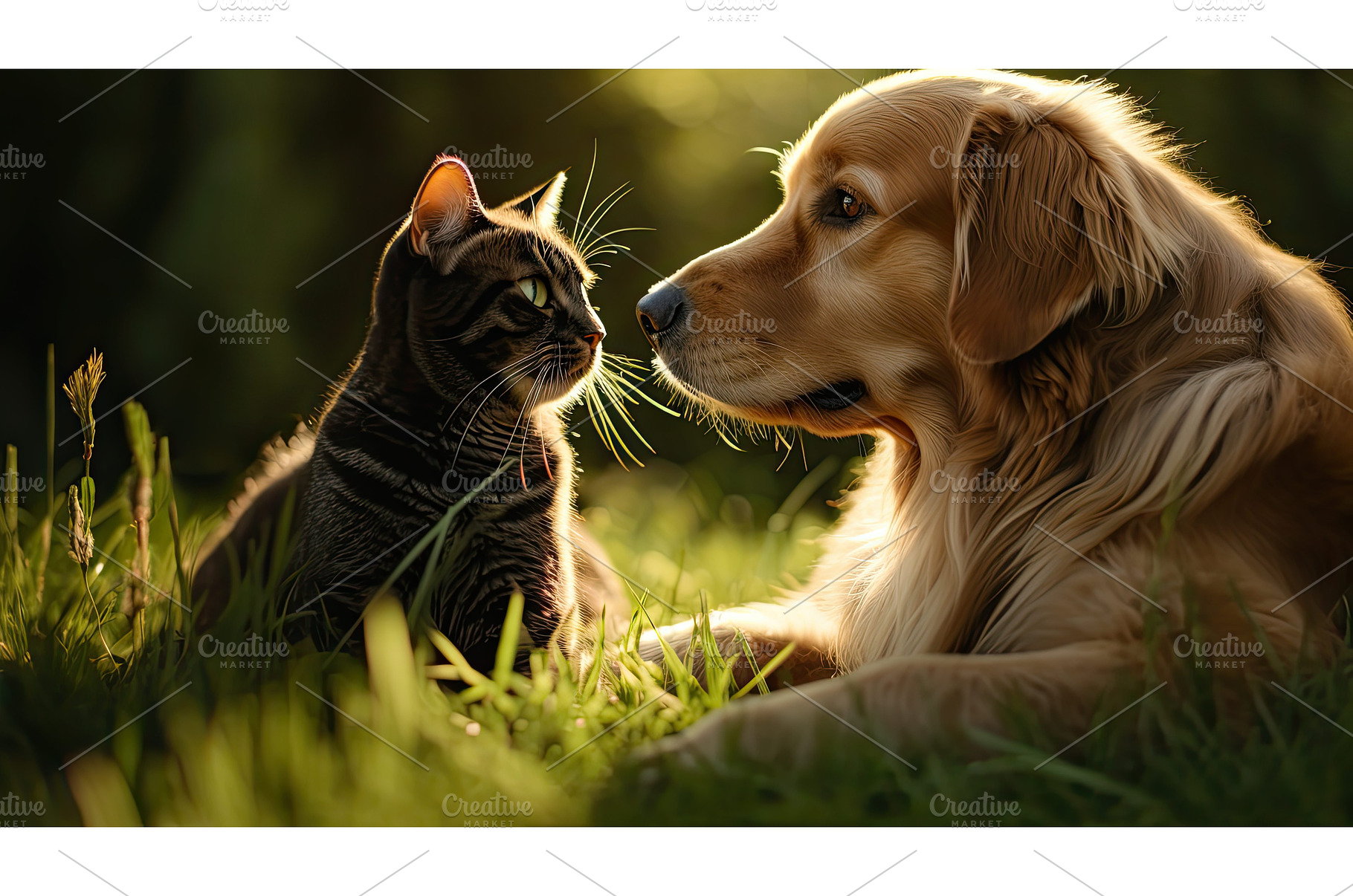 pet dog cat nature ai generated, an Animal Photo by pikepicture