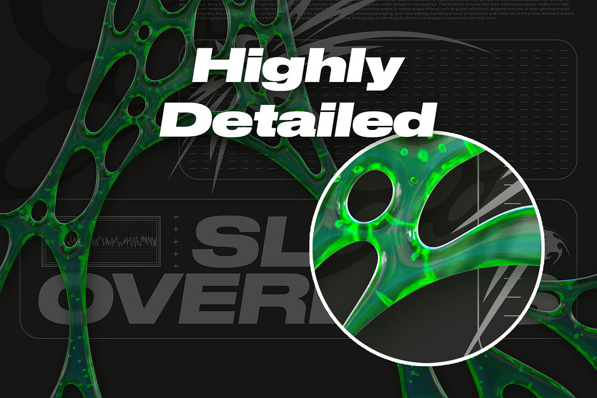 Slime Overlays - PNG's and Mockups, an Object Graphic by Dreadlabs (Photo 3 of 5)