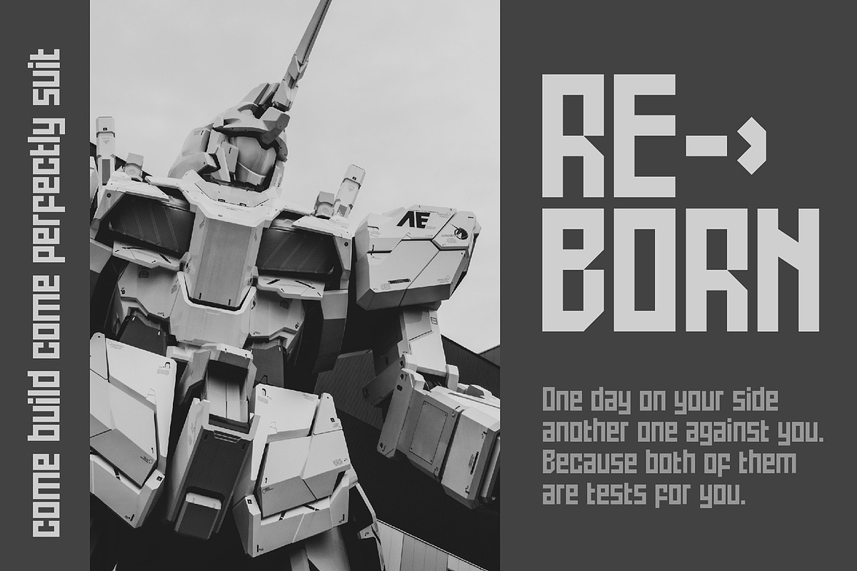 Battlefly Modern Boxy Font, a Font by Dicubit (Photo 4 of 10)