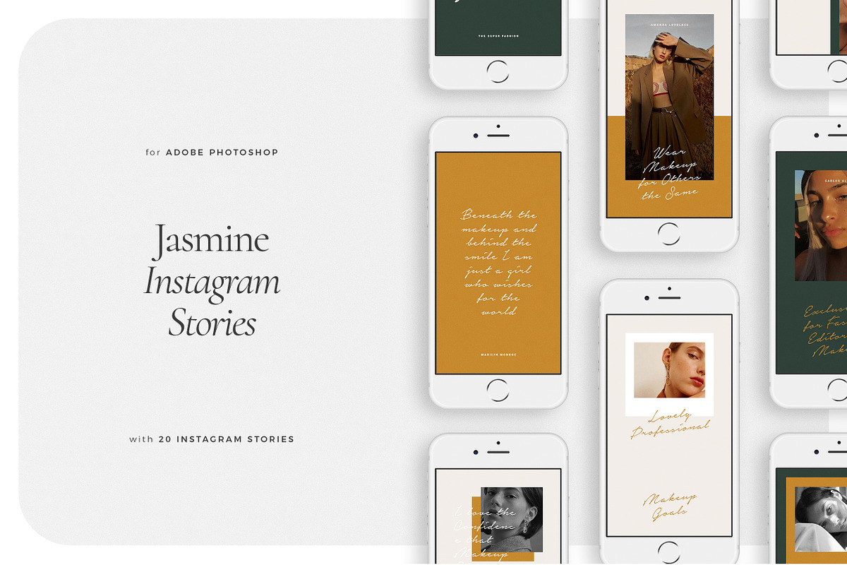 JASMINE Instagram Stories, a Social Media Template by Aprilea (Photo 1 of 7)