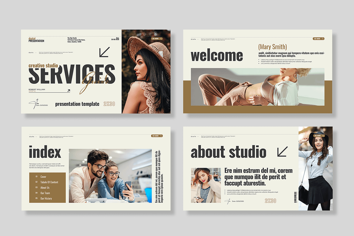 Creative Services Guide Presentation, a Presentation Template by MightyDesign (Photo 2 of 8)