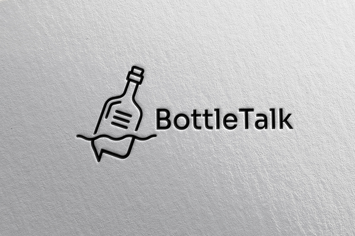 Bottle Talk Logo Message in a Bottle, a Branding & Logo Template by Art Studio Design (Photo 1 of 3)
