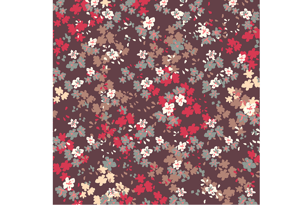 Fall Floral Seamless Pattern, a Pattern Graphic by Sharon Schwalbe (Photo 4 of 4)