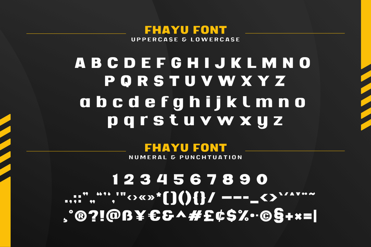 Fhayu, a Sans Serif Font by twinstd (Photo 10 of 12)