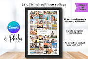24x36 Photo Collage - Canva Template, a Templates & Theme by Adalin Shop (Thumbnail 1 of 4)