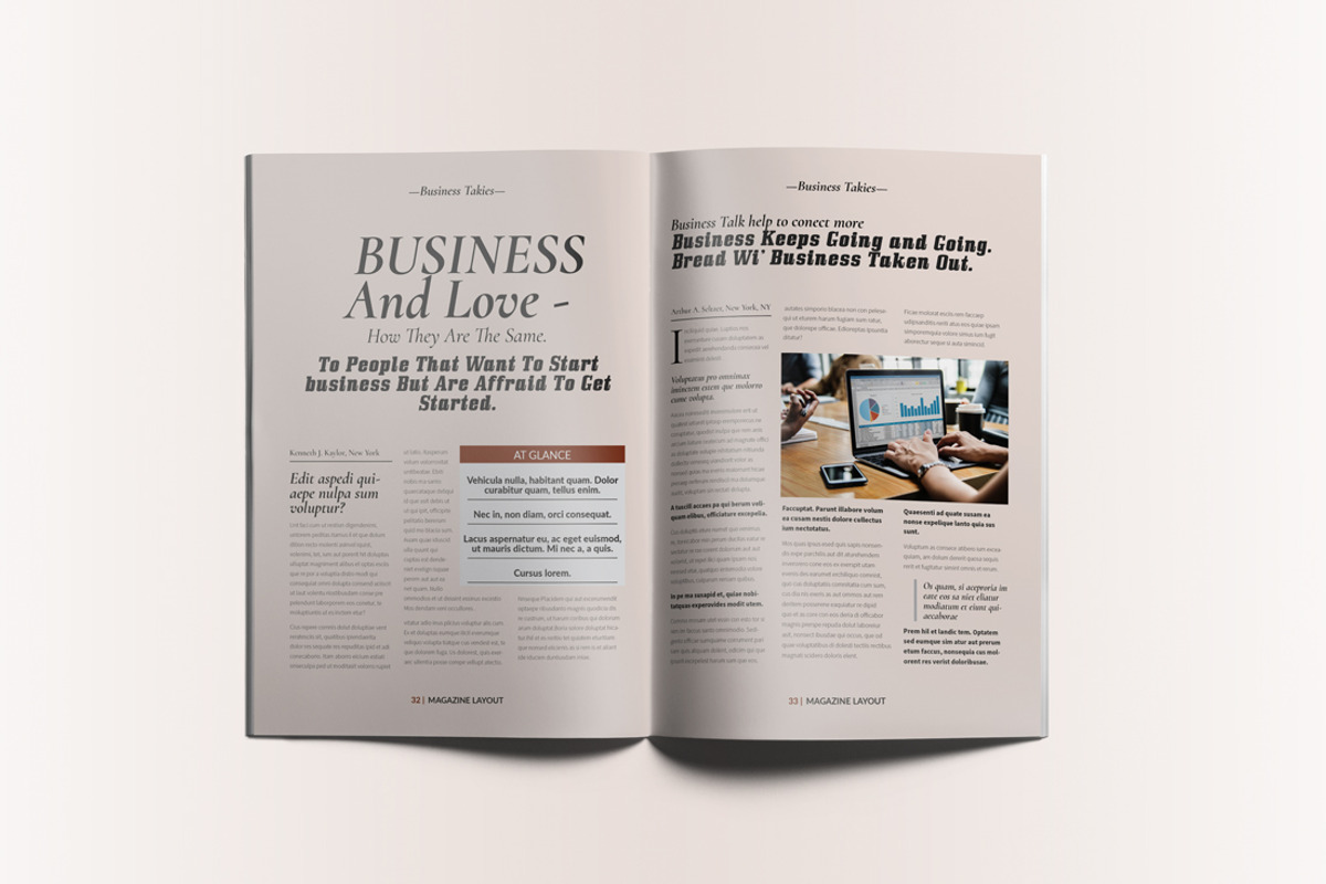 Lifestyle Magazine Layout, a Magazine Template by Swayang (Photo 18 of 22)
