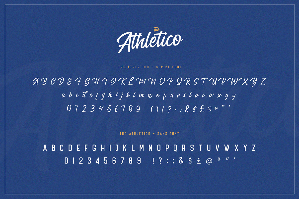 The Athletico Font Duo, a Script Font by Salt & Pepper Designs