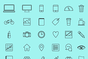 Femicon - Line Icon Pack, an Outline Icon by gabwhite (Thumbnail 2 of 2)