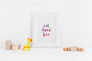 Nursery mockup A4 A5 A6 A3, a Print Template by Grace White (Thumbnail 4 of 4)