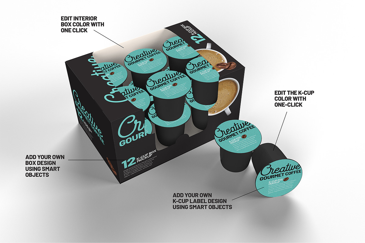 Versatile Coffee Capsule Mockup Set, a Cups & Container Mockup by IFBdesign (Photo 6 of 7)
