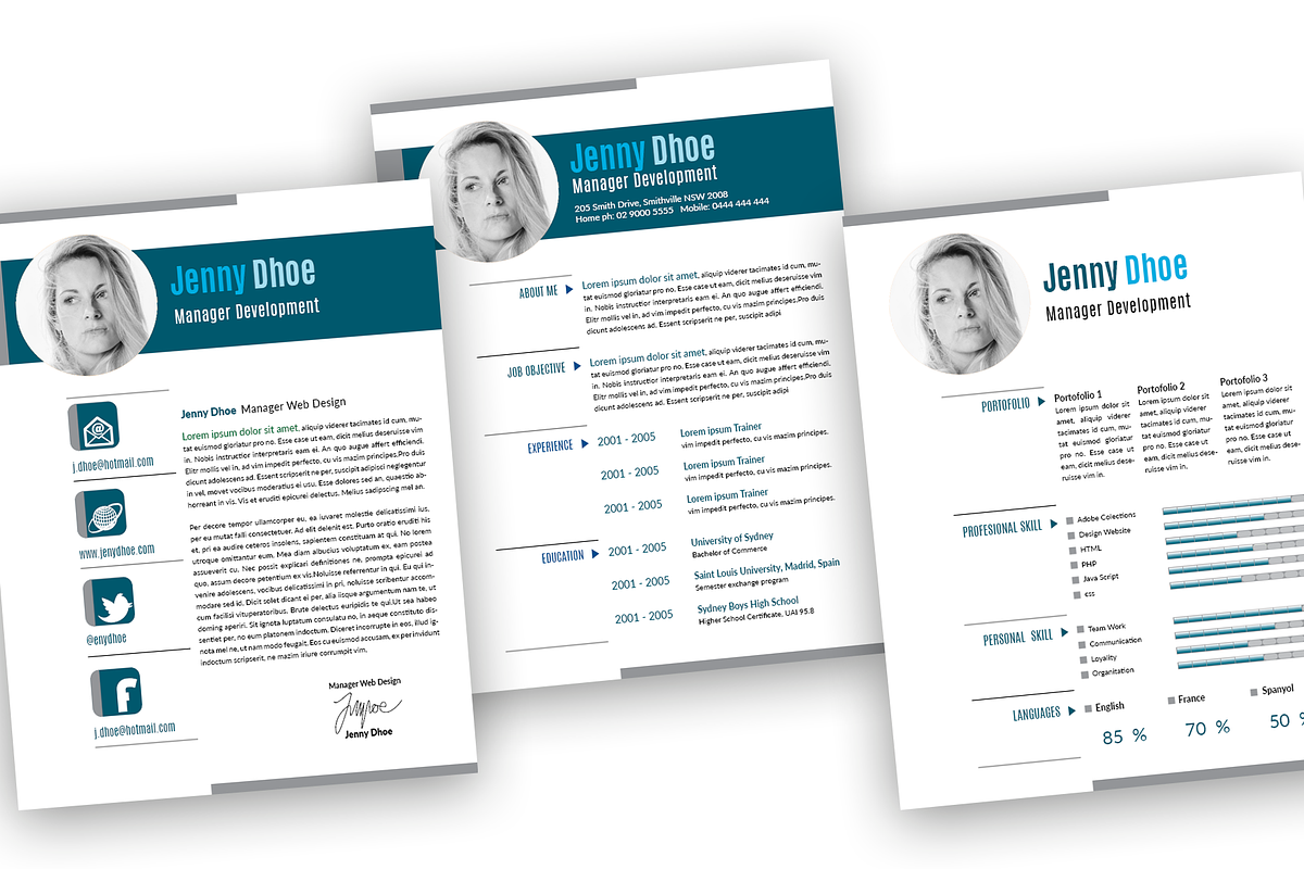 Resume Part I, a Resume Template by jorse (Photo 4 of 4)