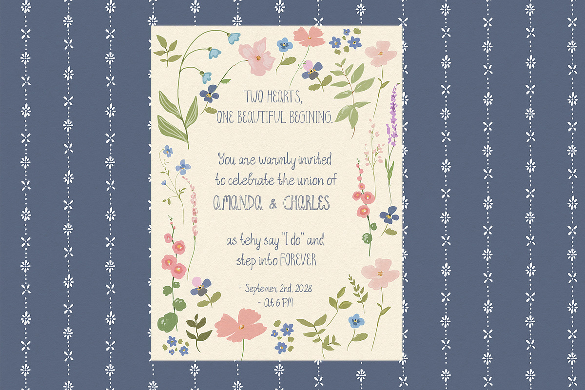 Hand Written Font Trio Serif Script, a Handwritten Font by whiteheartdesign (Photo 15 of 17)