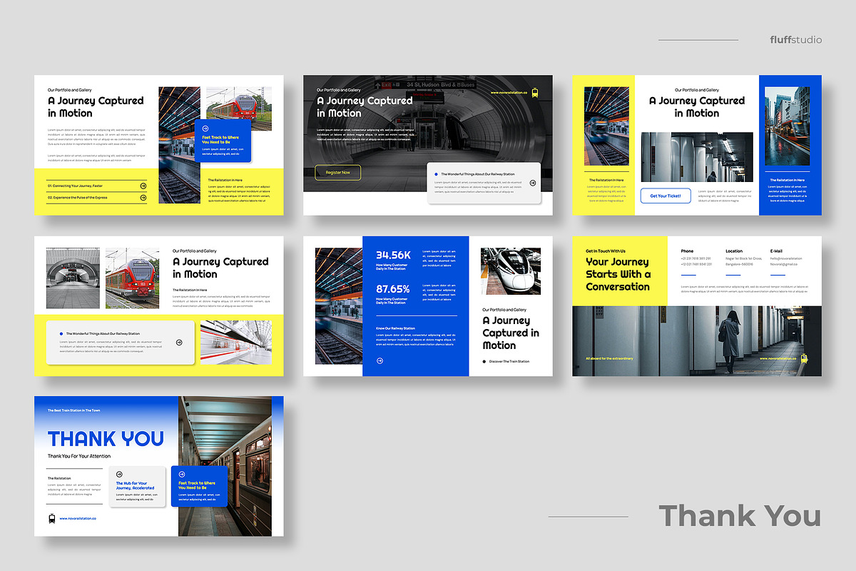 Transportation Train Keynote, a Presentation Template by fluffstudio (Photo 4 of 4)