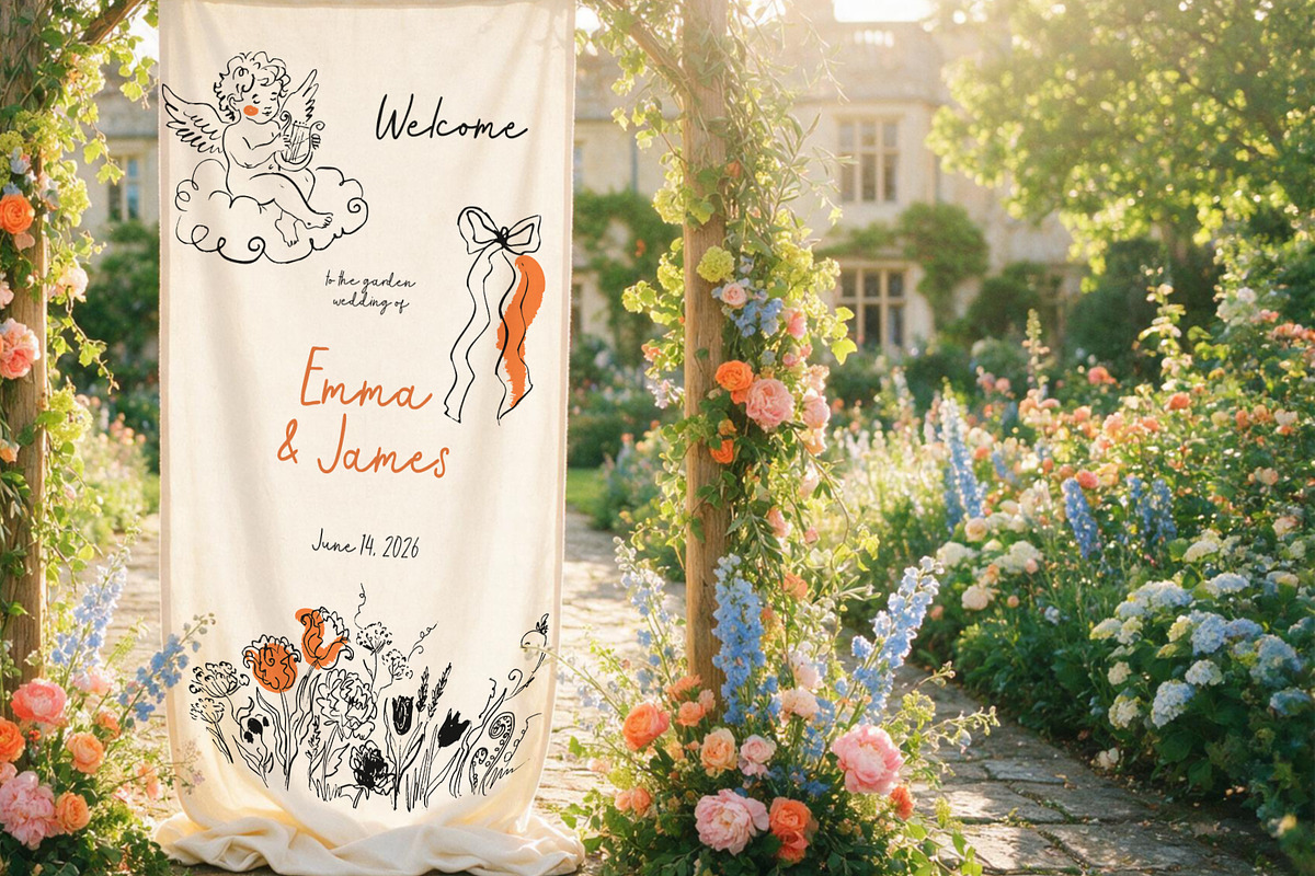New Perennial Garden Wedding, a Decorative Illustration by divanovskaya_nv (Photo 17 of 27)