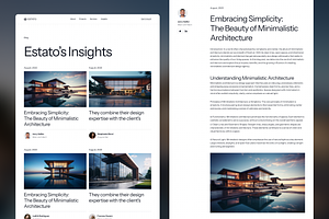 Estato Architecture Framer Template