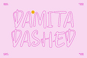 CS Damita Dashed, a Handwritten Font by Craft Supply Co. (Thumbnail 1 of 8)