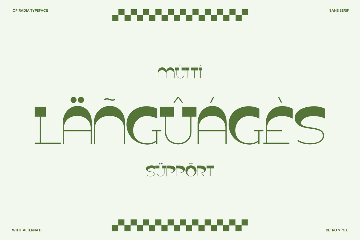 Opiradia - Retro Sans Serif Font, a Sans Serif Font by Flawless And Co (Photo 8 of 10)