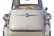 Classic style mini bmw car parked isolated photo, a Transportation Photo by DanFLCreativo (Thumbnail 1 of 2)