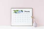 Large Calendar 2019 Printable PDF, a Stationery Template by EasyLifePlanners (Thumbnail 1 of 11)