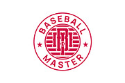 Letter BM Baseball Badge Logo, a Branding & Logo Template by Buqancreative (Thumbnail 4 of 4)