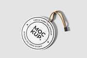 Circle Hang Tag Mockup, a Product Mockup by Rizky Audymas (Thumbnail 4 of 8)
