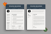 Modern Professional Resume CV Design, a Resume Template by PixelStudio (Thumbnail 1 of 5)