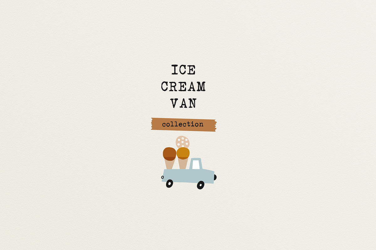 Ice cream van, a Pattern Graphic by Olena Kuznietsova (Photo 12 of 12)