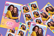 Retro Y2K Photo Strip Layouts, a Card Template by BrandPacks (Thumbnail 4 of 5)